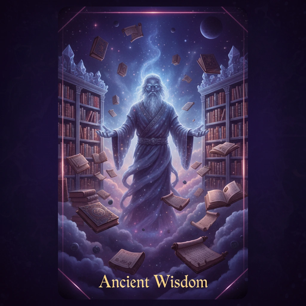 Ancient Wisdom — Wisdom oracle card