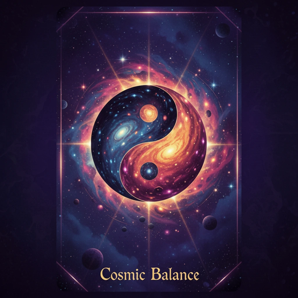 Cosmic Balance — Balance oracle card
