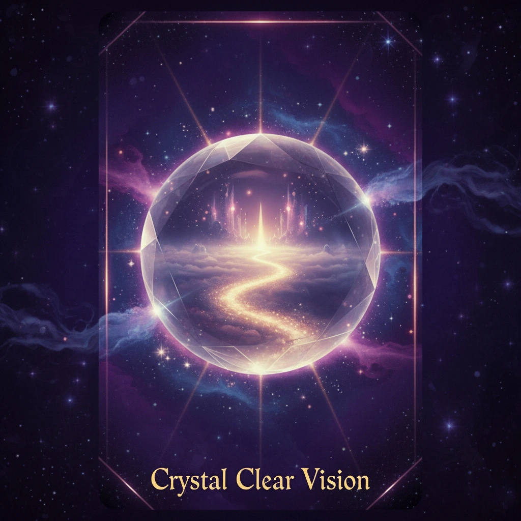 Crystal Clear Vision — Clarity oracle card
