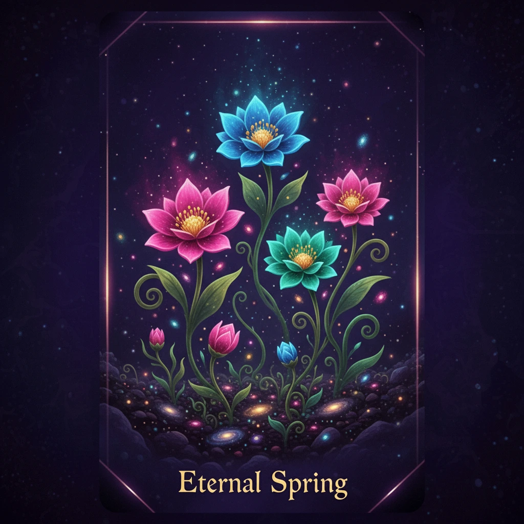 Eternal Spring — Renewal oracle card
