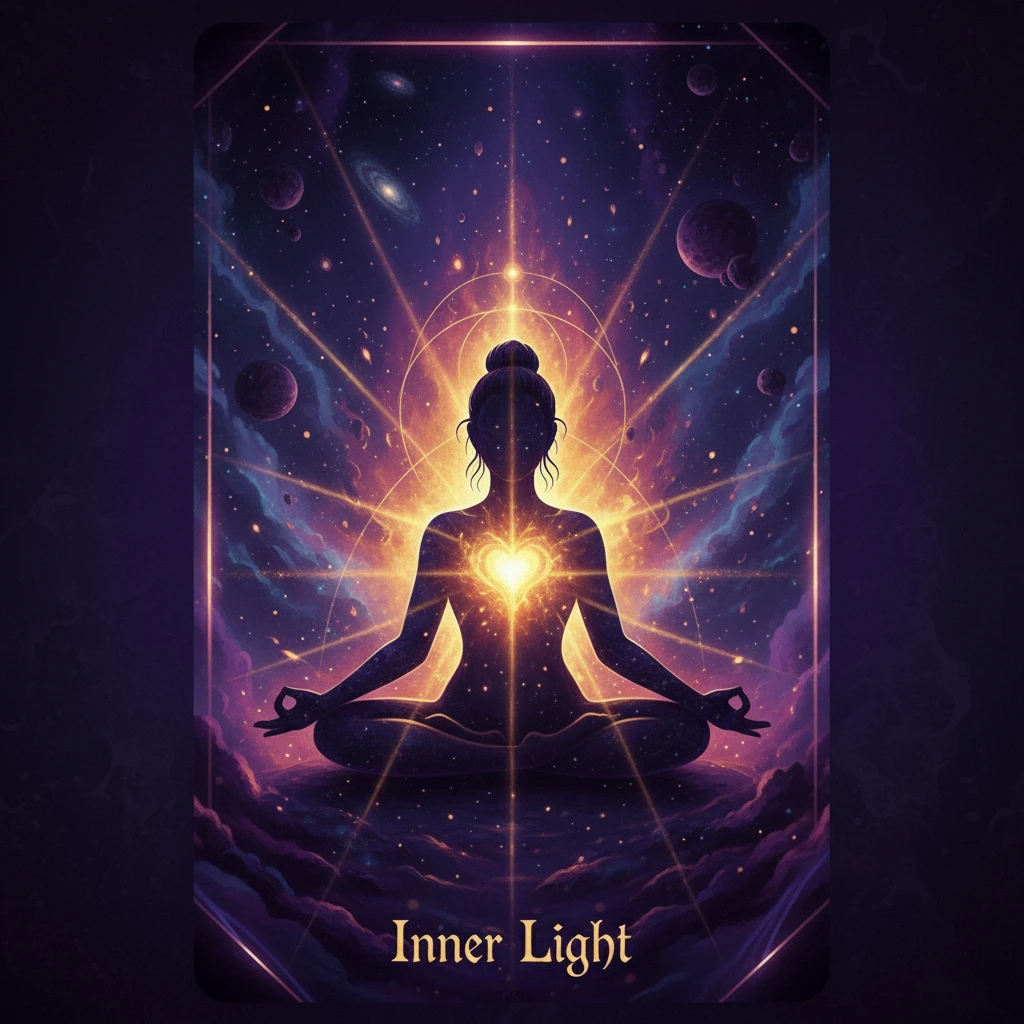 Inner Light — Wisdom oracle card