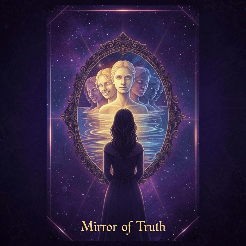Mirror of Truth — Reflection oracle card