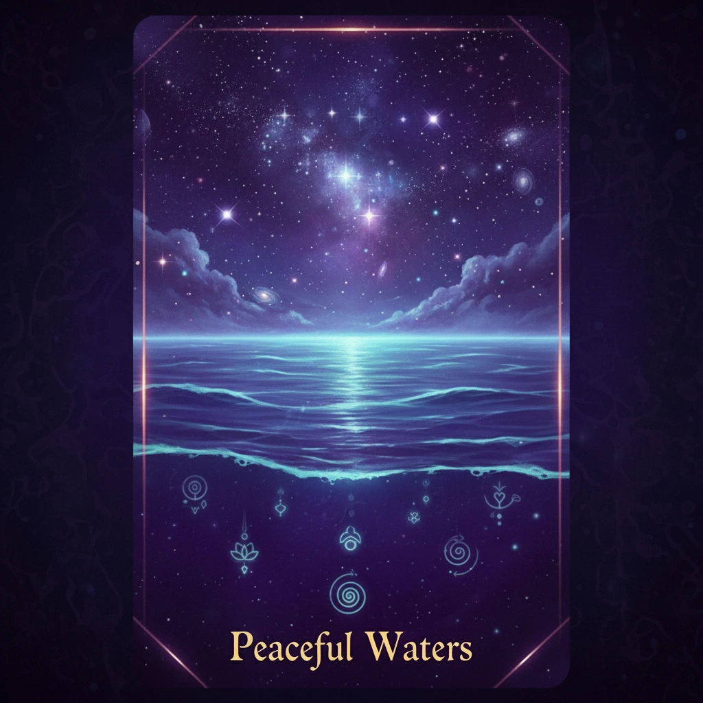 Peaceful Waters — Peace oracle card