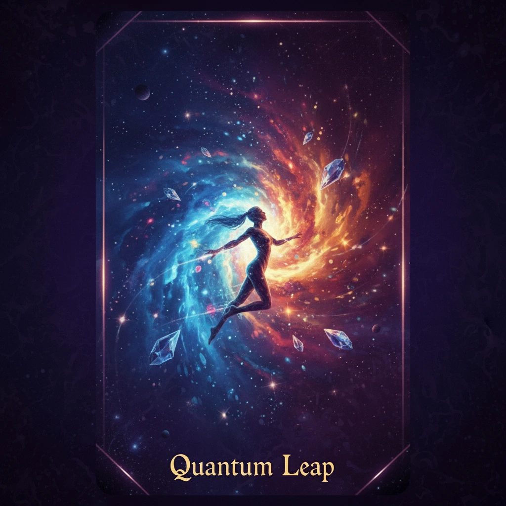 Quantum Leap — Change oracle card