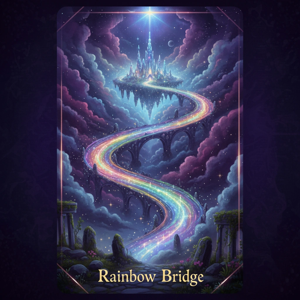 Rainbow Bridge — Connection oracle card