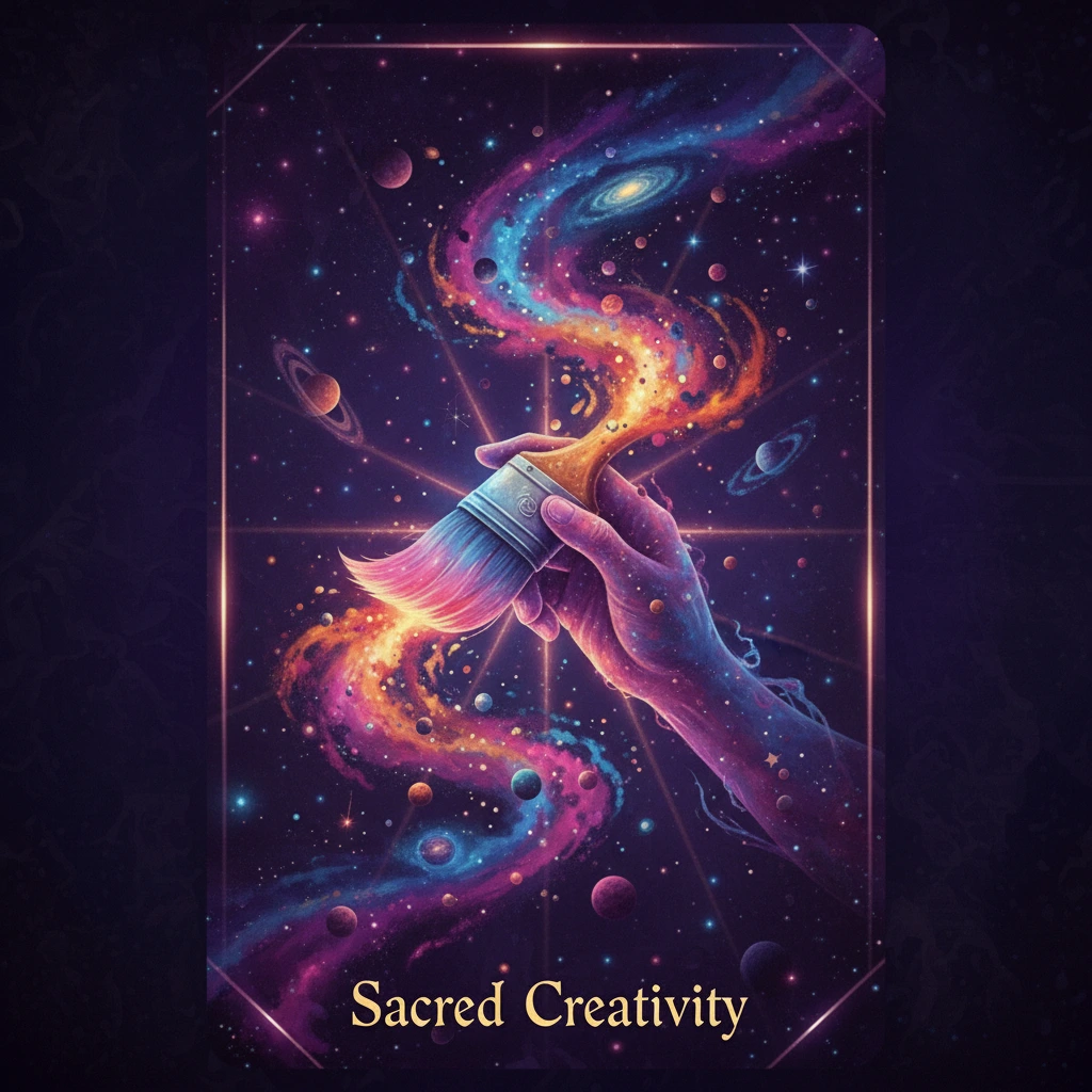 Sacred Creativity — Creativity oracle card
