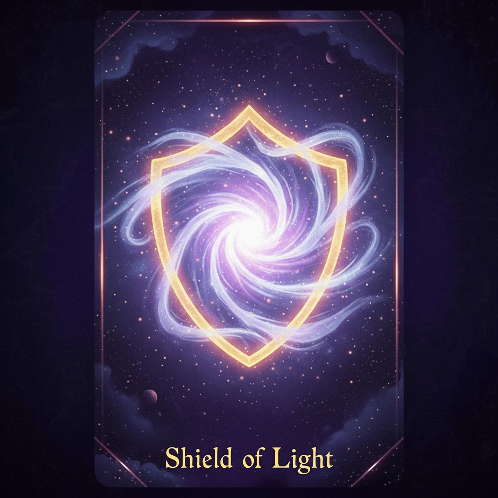 Shield of Light — Protection oracle card