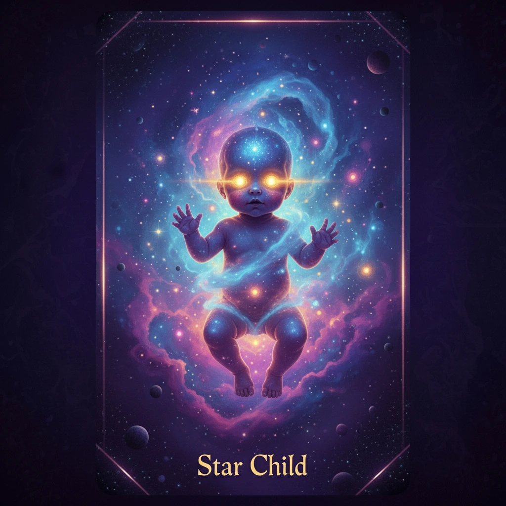Star Child — Cosmic oracle card