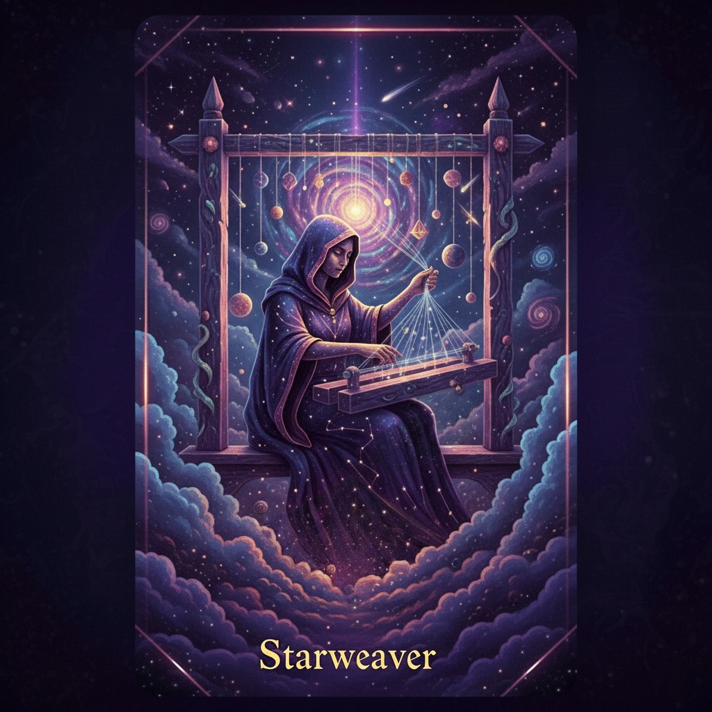 Starweaver — Manifestation oracle card