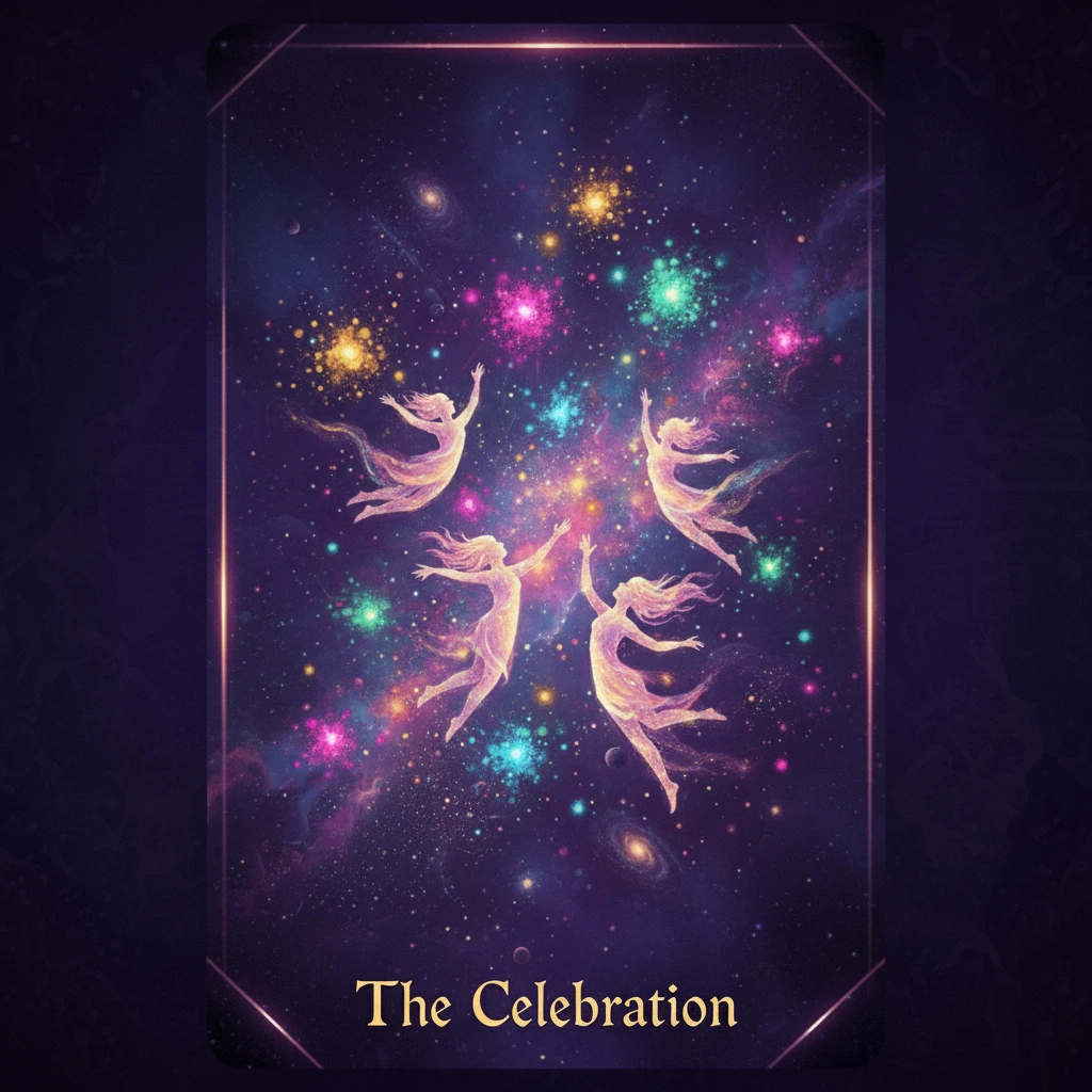 The Celebration — Joy oracle card