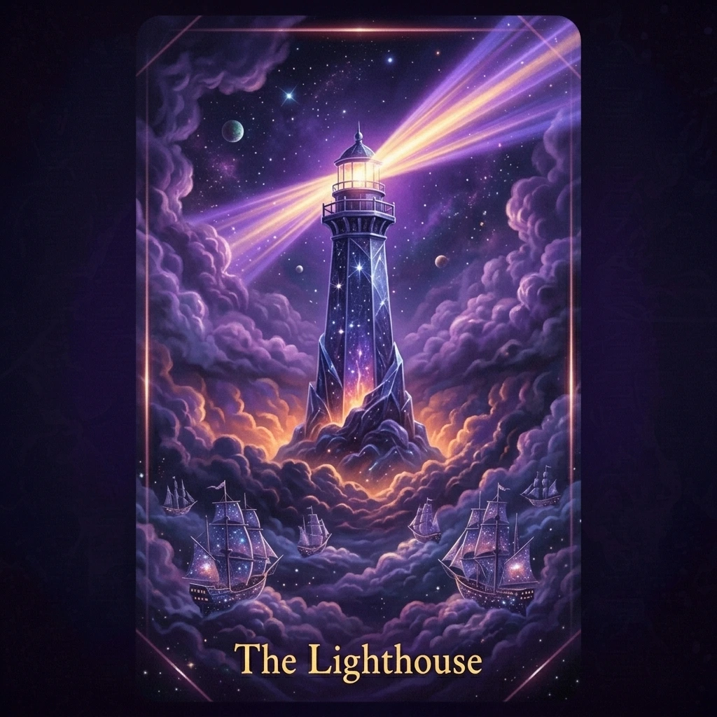 The Lighthouse — Clarity oracle card