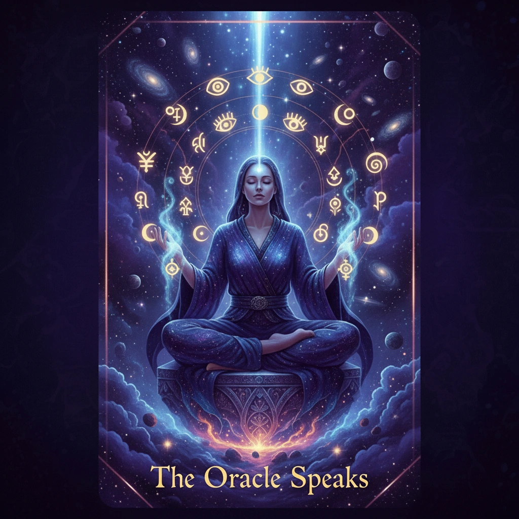 The Oracle Speaks — Intuition oracle card
