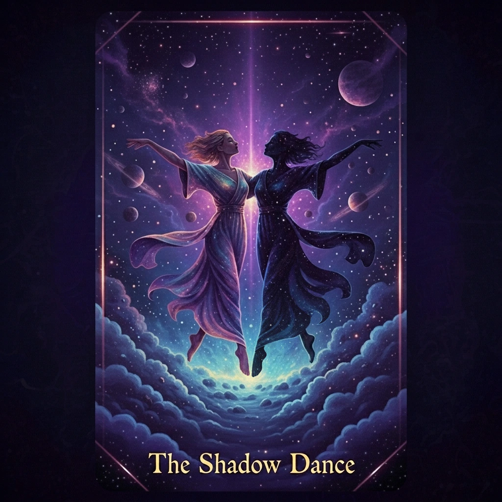 The Shadow Dance — Shadow Work oracle card