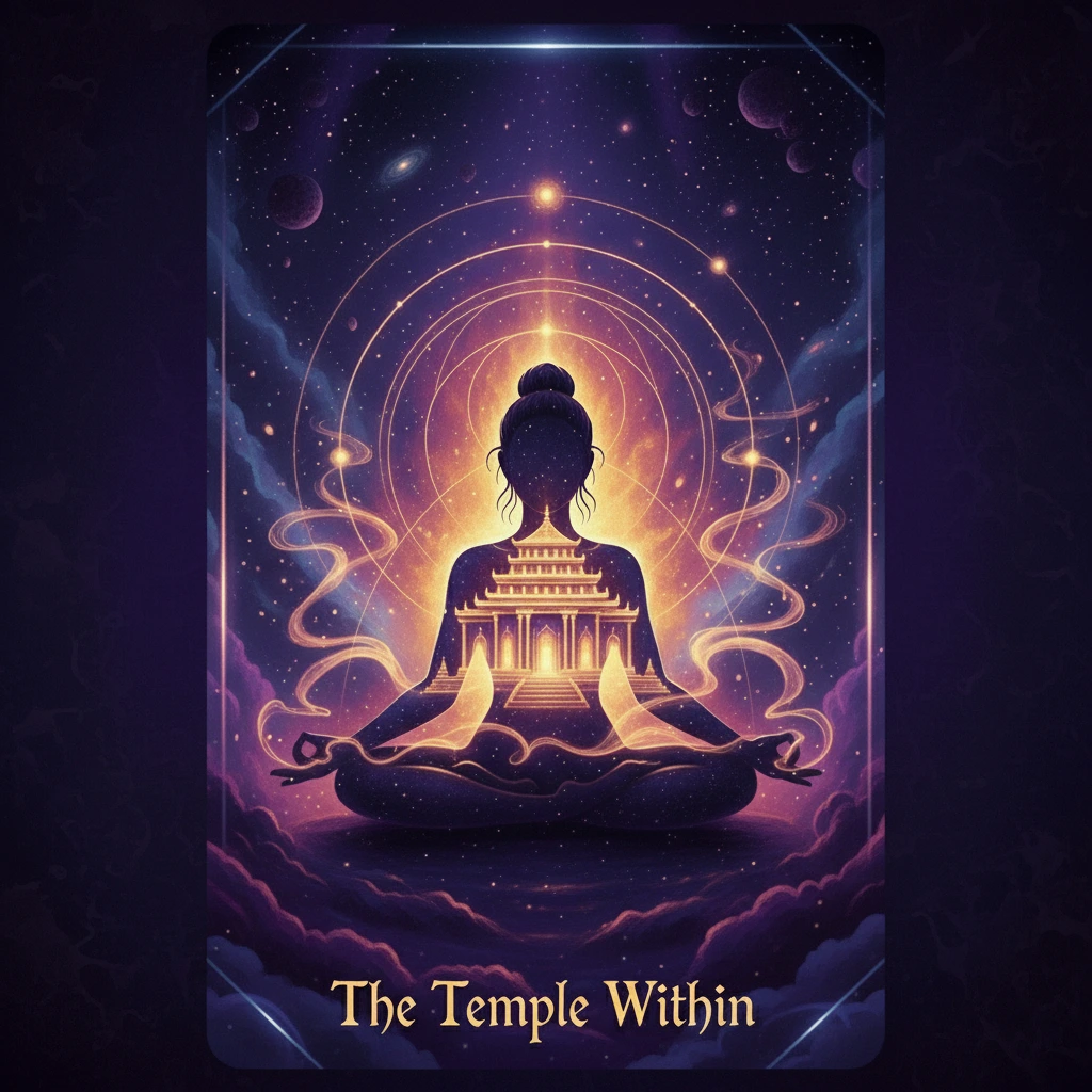 The Temple Within — Spirituality oracle card