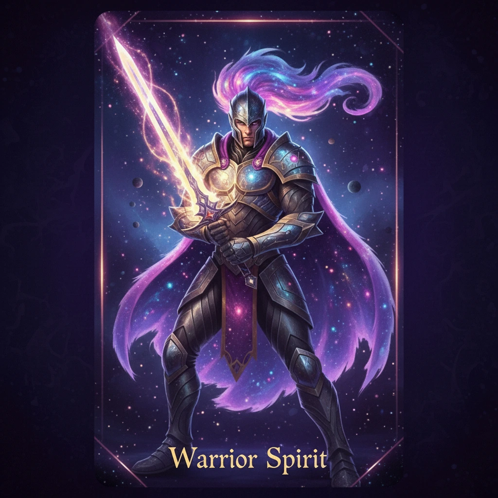 Warrior Spirit — Strength oracle card