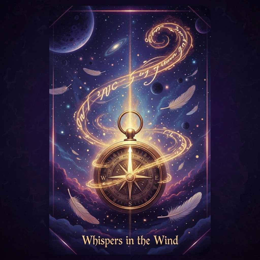 Whispers in the Wind — Intuition oracle card