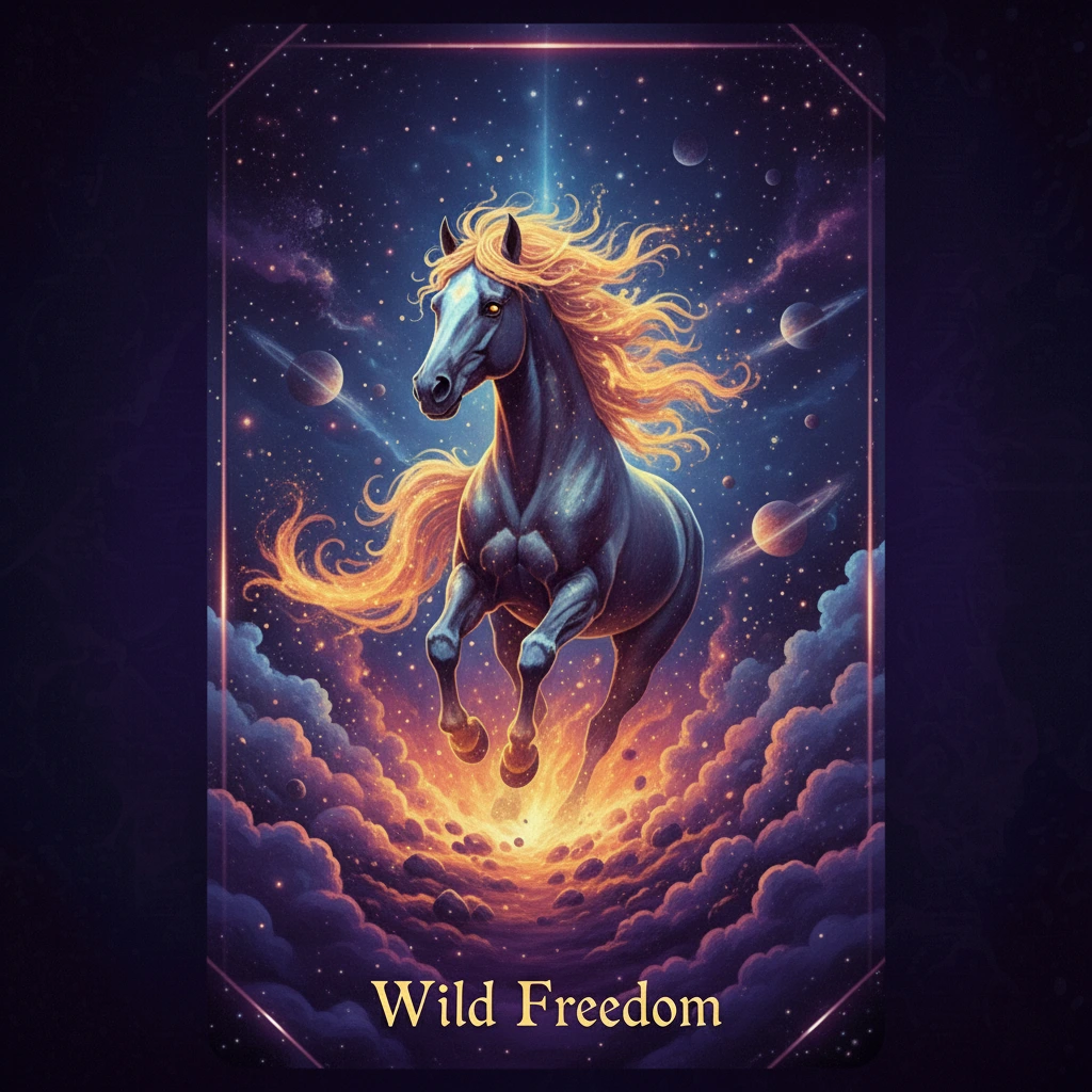 Wild Freedom — Freedom oracle card